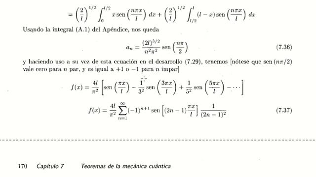 7.3 Teorema de la Mecánica Cuántica