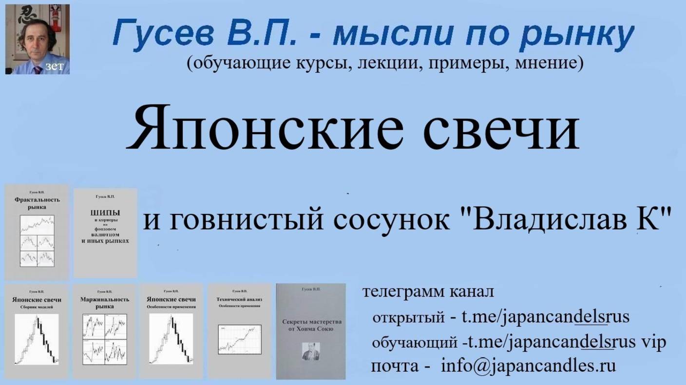 2025-01-29 09 японские свечи и говнистый сосунок Владисла К