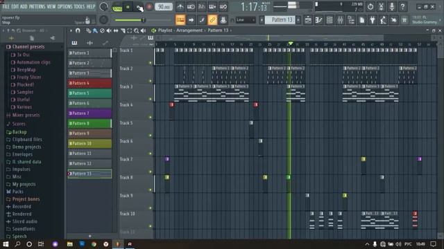 FL Studio  мой первый бит