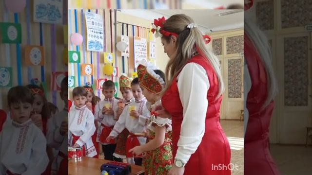 Элементарное музицирование.Озвучивание картины(фрагмент развлечения _Сороки-Жаворонки_.