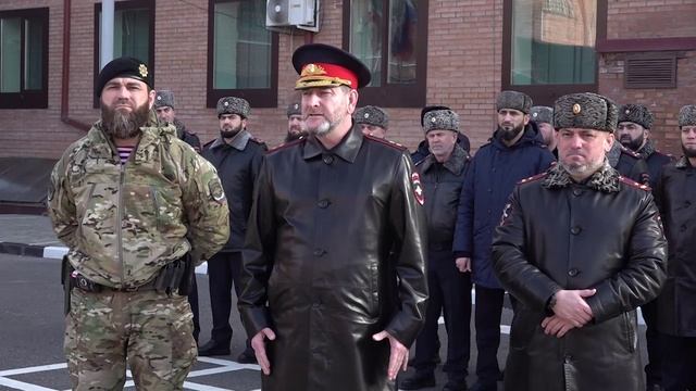 Полицейские из Чеченской Республики отправились в зону проведения СВО