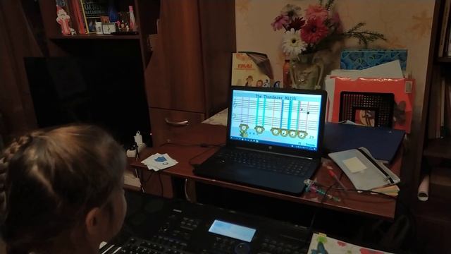 учимся читать ноты с программой Софт Моцарт, Полина, 6 лет