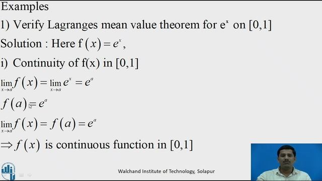 Lagranges Mean Value Theorem