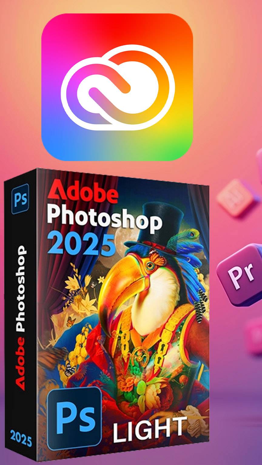 Adobe Photoshop 2025 / Adobe подписка / генеративная заливка / Firefly