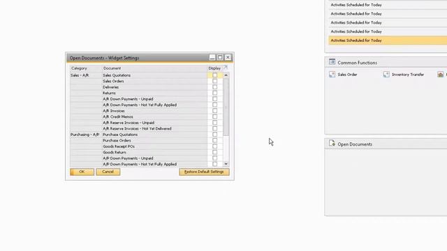SAP Business One How To: Customize the Home Screen, and Drag & Relate