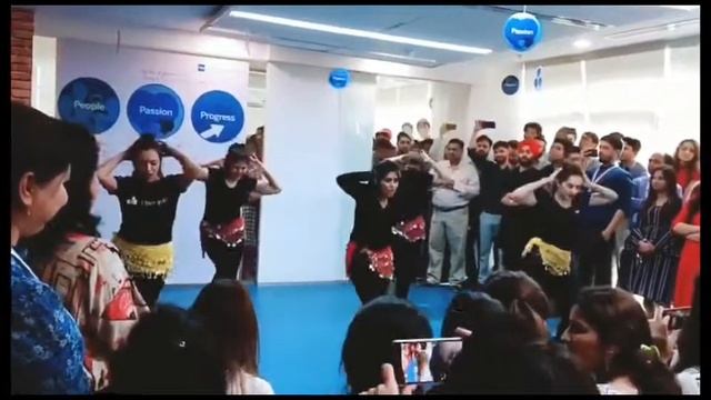 Bollywood Bhangra mix- dance competition | in my office fest- American express GBT || Ritu Mandal