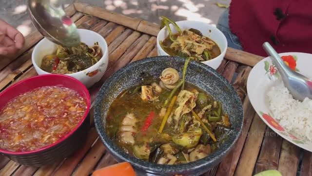 Вкусные свиные кишки в деревенском стиле