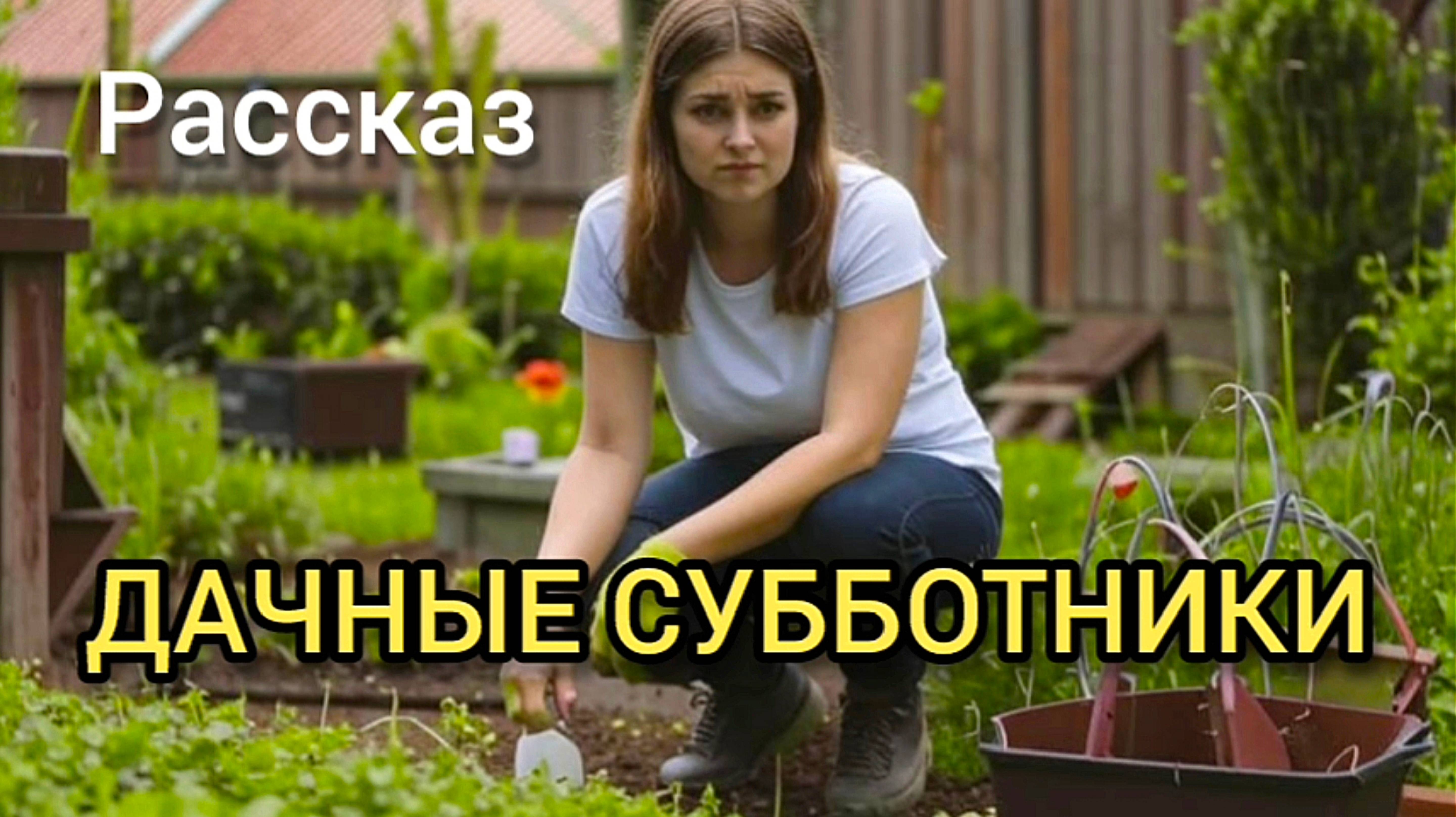 Рассказ ДАЧНЫЕ СУББОТНИКИ ДЛЯ НЕВЕСТКИ