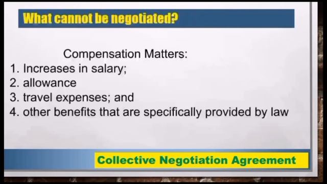 Collective Negotiation Agreement