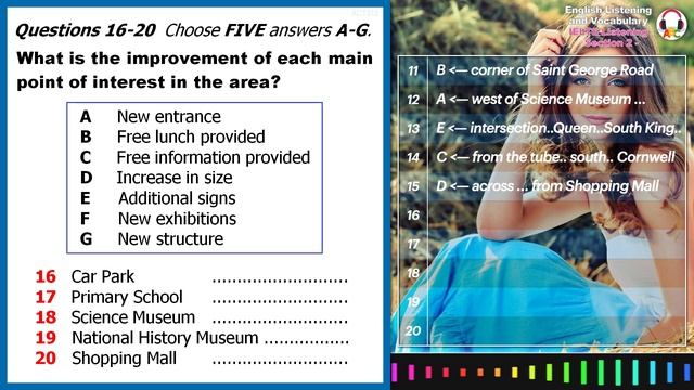 Real IELTS Listening Test | Section 2 | Improvement Plan