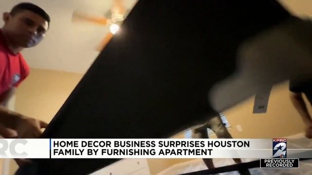 New year, new you: Local home decor business surprises Houston-area family by furnishing apartment