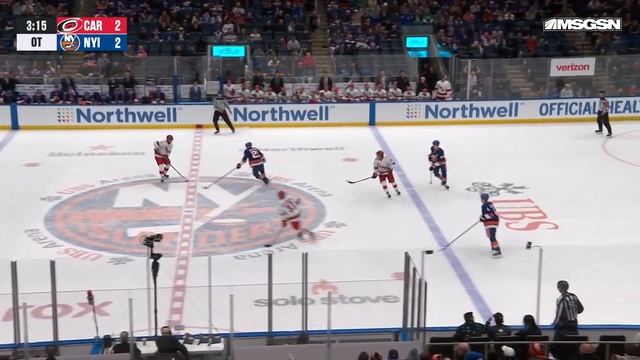 Carolina Hurricanes at New York Islanders | FULL Overtime Highlights - January 25, 2025