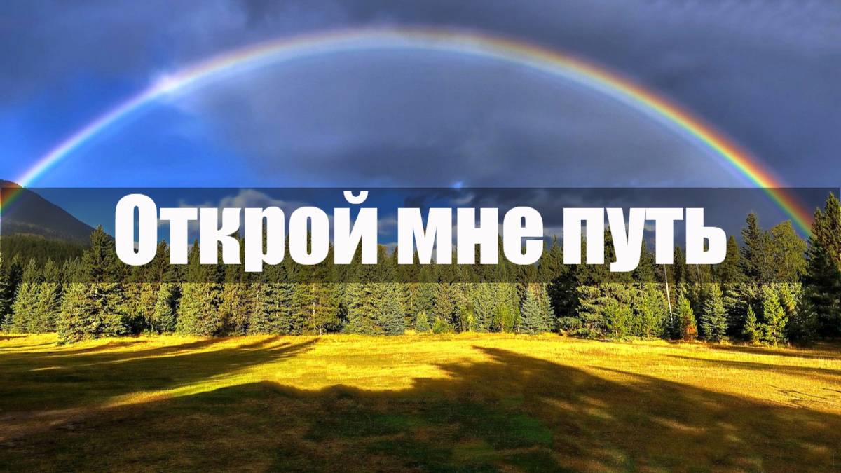 Открой мне путь