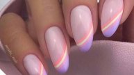 Маникюр на длинные ногти