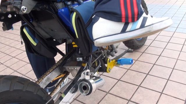 ワンズアンドエムサウンドを聞け　キックの鬼　ロンスイフルカスタムエイプ　50改100改115㏄　HONDA APE改　ホンダ APE改　One'S&M