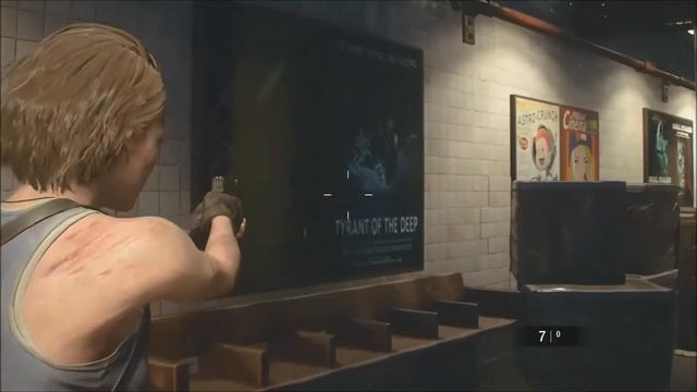 Resident Evil 3 - A closer look at the posters in the station