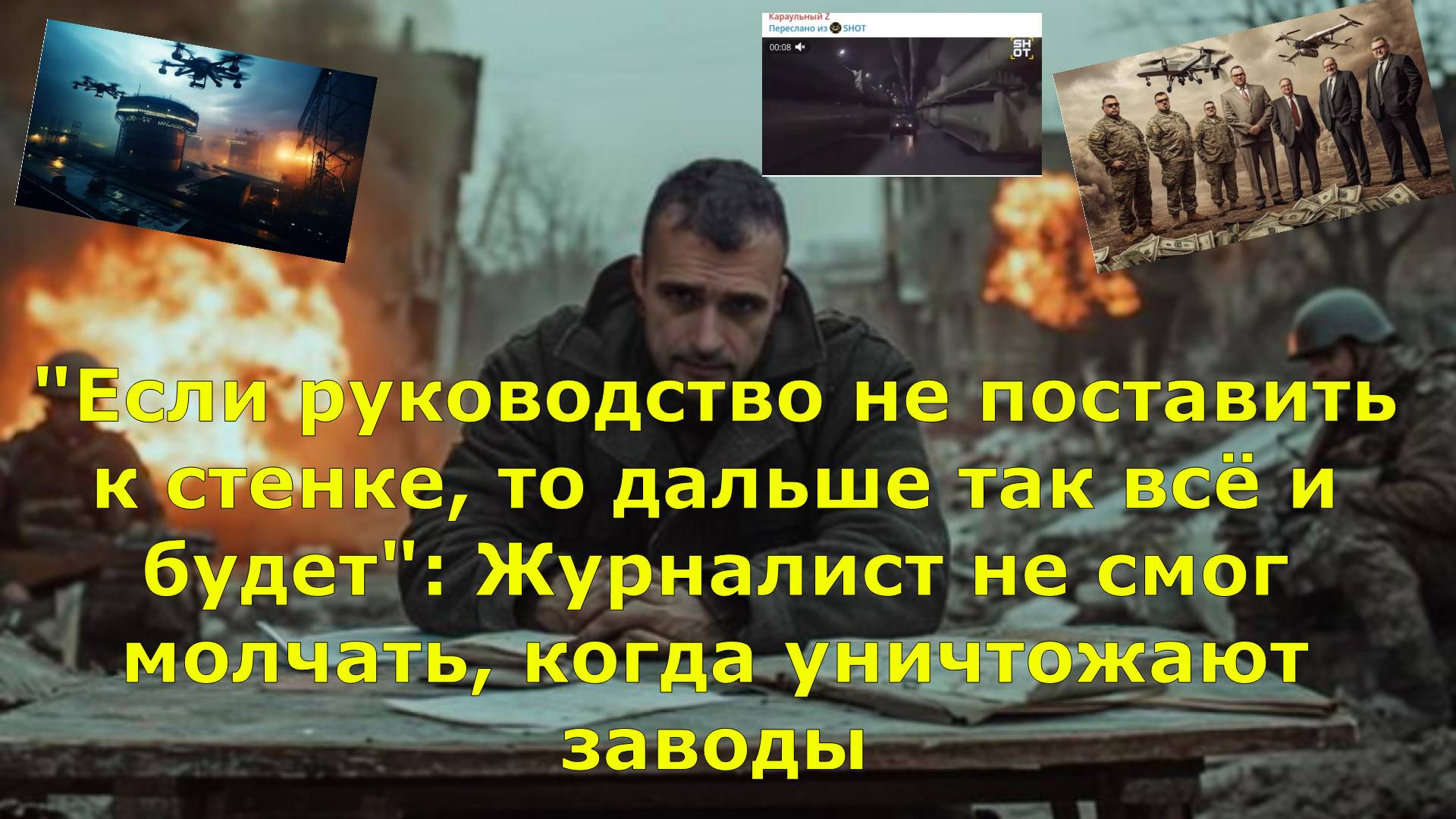 "Если руководство не поставить к стенке, то дальше так всё и будет": Журналист не смог молчать