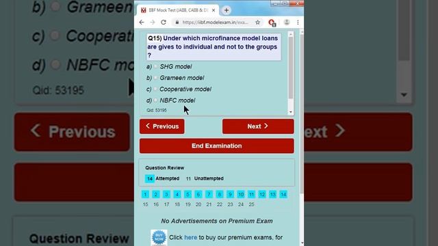 Micro Finance ( IIBF ) Certification Exam Mock Tests