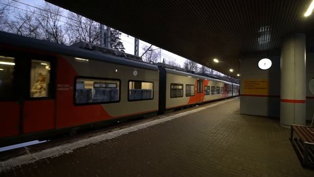 Покровское-Стрешнево. Поезда #railroad #winter #mcd #мцд2