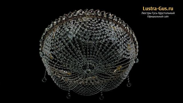 Хрустальная люстра «Жасмин №1» 700 мм - Гусь-Хрустальный завод - lustra-gus.ru