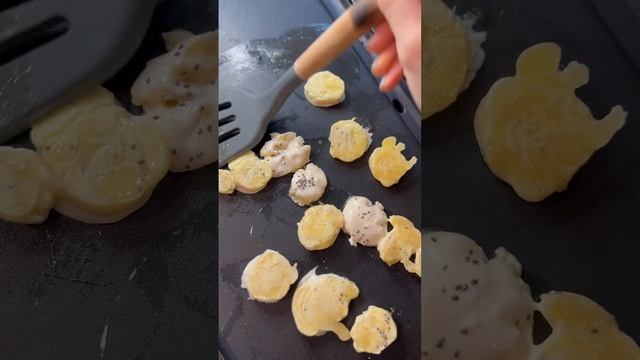 Mochi Banana Pancake Bites #mochi #pancakes #breakfastideas