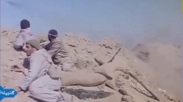 Расчёт ПТРК 9К11 "Малютка" КСИР ведет отражение танковой атаки иракских ВС операция "Рассвет 8" 1986