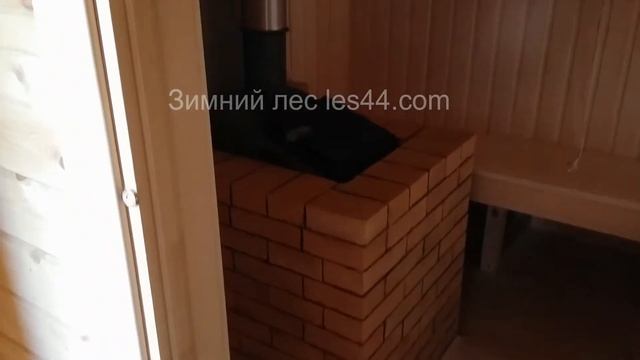 Отделка бани из профилированного бруса