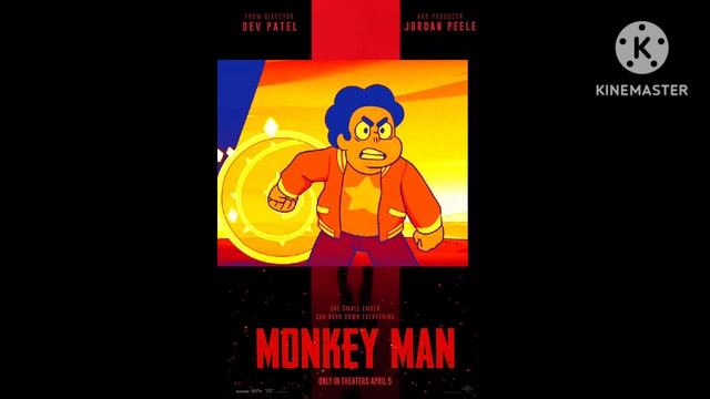 Angry Steven Universe On Monkey Man Poster