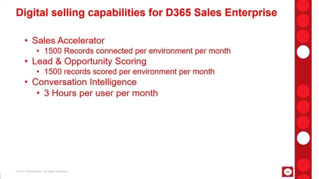 Digital Selling Capabilities for D365 Sales Enterprise