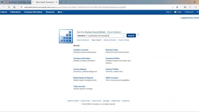 Finding Business Resources