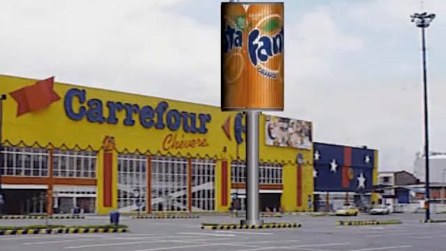 MUPI REFRESCOS GRAN TAMAÑO 360º TRIVISION: