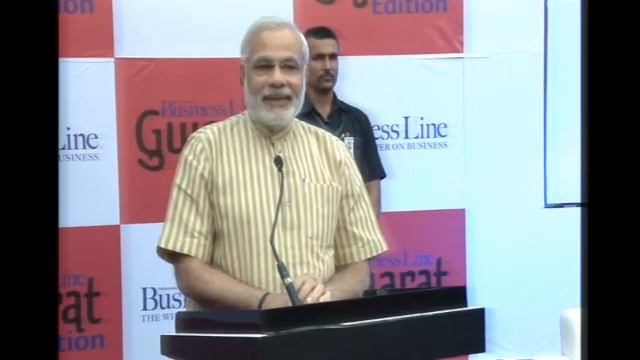 Shri Narendra Modi launches the Gujarat Edition of The Hindu Business Line in Ahmedabad