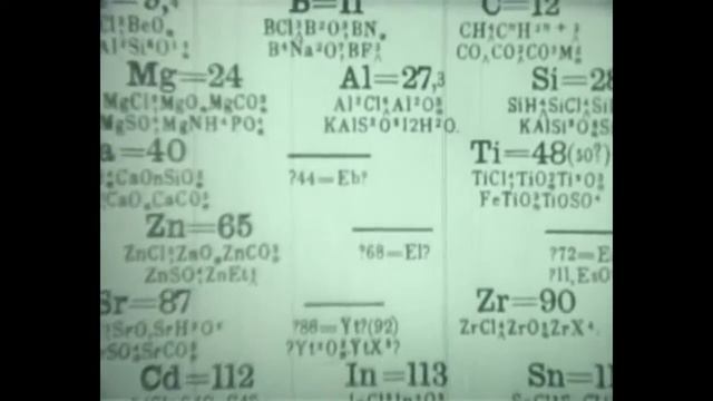 Урок химии (Научфильм) - 011 - Периодический Закон Менделеева 2