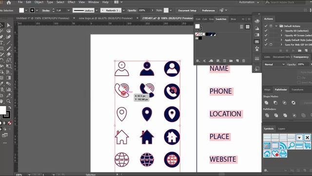 How to make 3d Business card In Illustrator tutorial | Graphics DLX