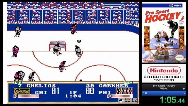Pro Sport Hockey (NES) Win% in 2m 13s 883ms