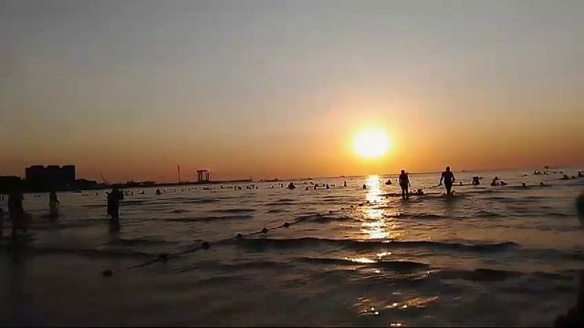 Анапа Пляж санатория Анапа закат