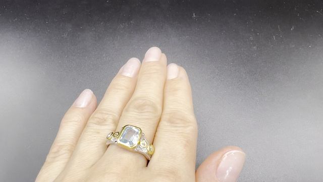 Кольцо с топазами Размер 18 ХХХ020