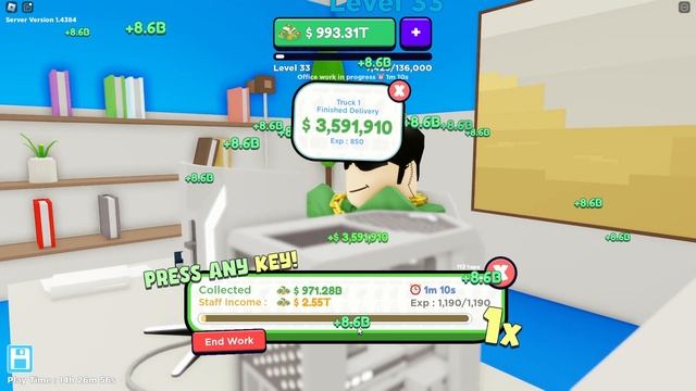 I reached 1 Quadrillion $$$ in Online Business Simulator 3! (ROBLOX)