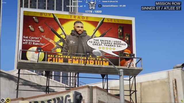 Suarez Reacts To Sai Carter's Billboard | NoPixel GTA RP