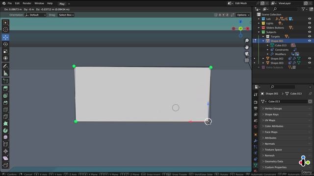 1 -Mesh Editing Working with Vertices, Edges, and Faces
