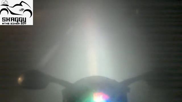 Riding 700 km in fog almost 0 visibility on pulsar 220...