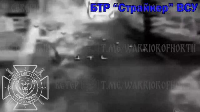 💥Уничтожение американского БТР #Бесстрашные Операторы FPV 6А ГВ "Север" нанесли огневое поражени