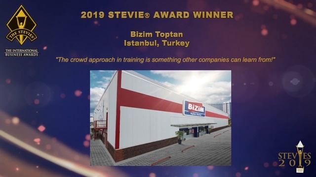 Bizim Toptan wins a Stevie® Award in The 2019 International Business Awards