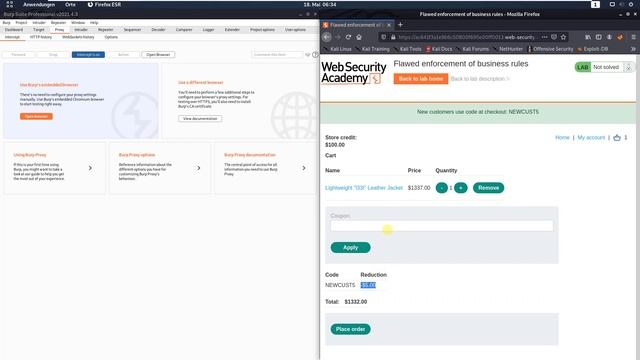 Flawed enforcement of business rules (Video solution, Audio)