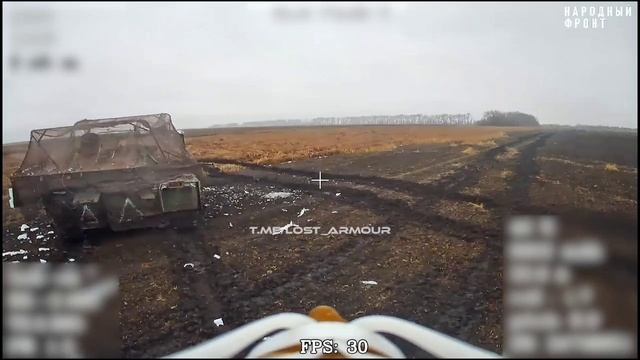 Охота на шведские БМП CV90 на Курском направлении с применением FPV-дронов на оптоволокне !!!
