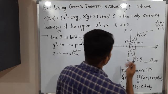 Evaluation of Line Integral Using Green's Theorem | Lecture 46 | Line Integrals @ranjankhatu