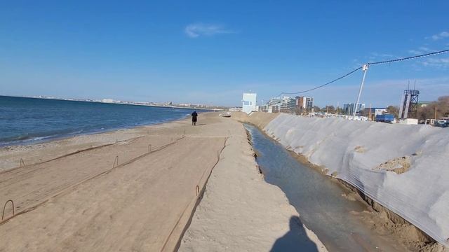 Анапа.Прогулка по центральному пляжу.