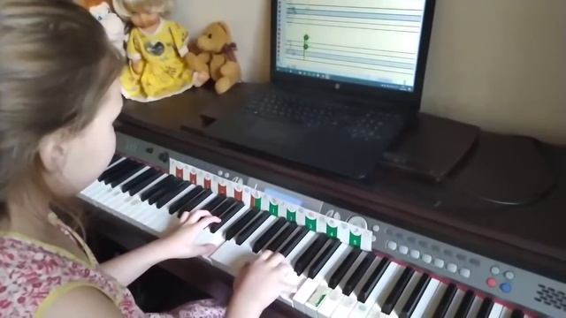 Учимся читать ноты с программой Софт Моцарт Таня, 9 лет, г Чайковский