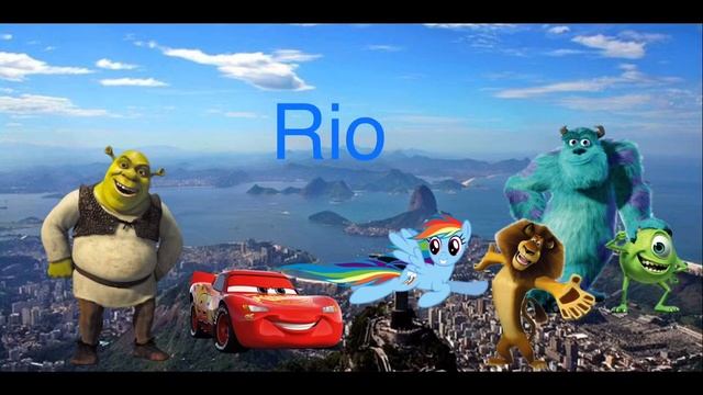 “Rio” (Rodney copperbottom style) movie poster
