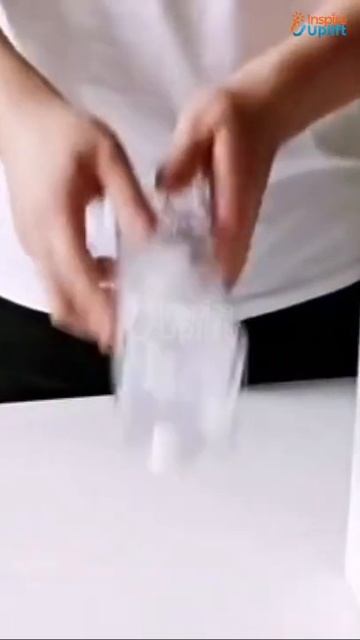 Clear Plastic Milk Carton Water Bottle #shorts